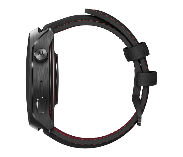 Motorola moto watch ultra Black Silicone + Black Leather - 1615944 - zdjęcie 11